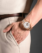 Rosegold With Silver