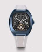 Silver With Navy Blue