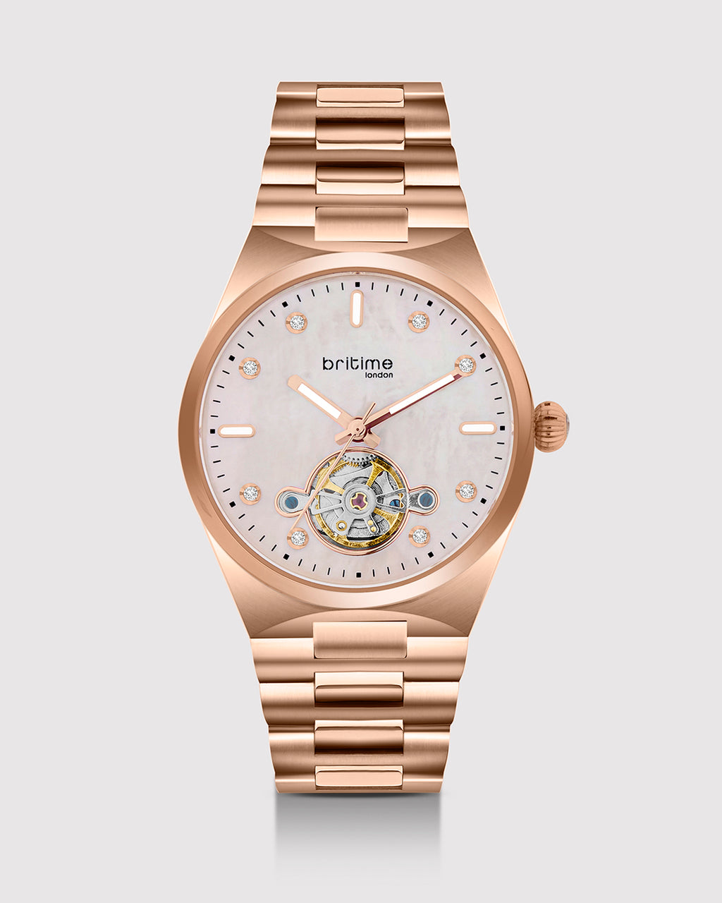 Rose Gold With White