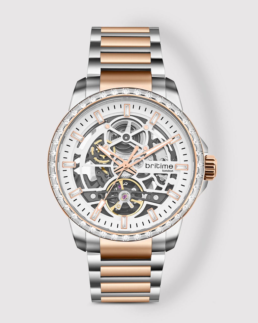 Rosegold With White