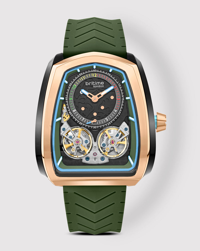 Green With Rose gold