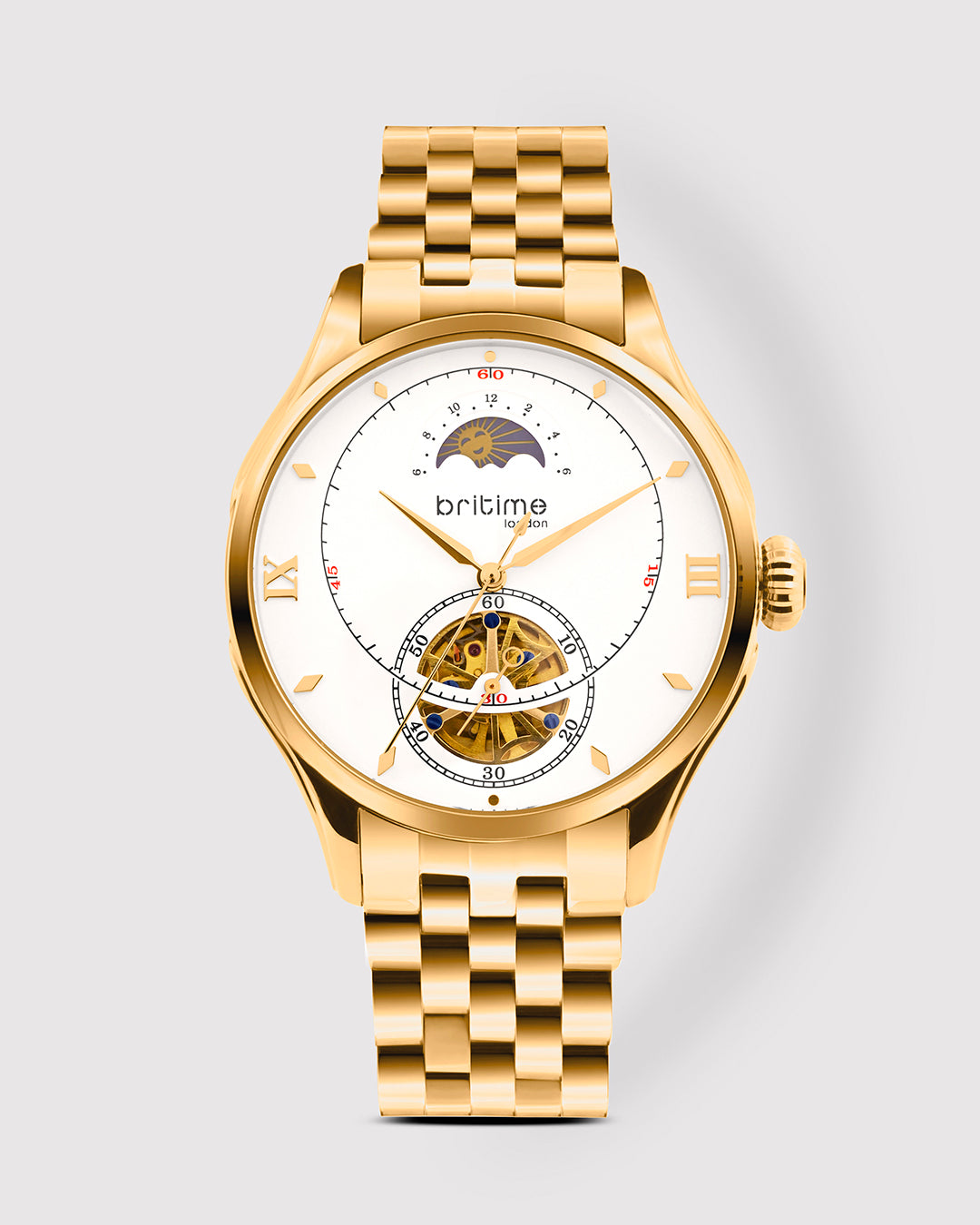Rose Gold With White