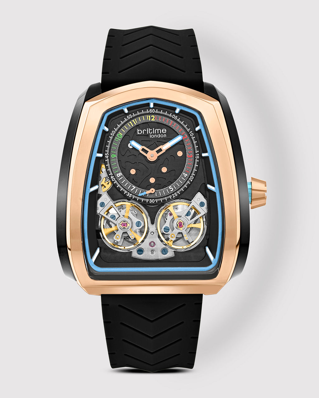 Black With Rose gold