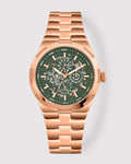 Rose Gold With Green