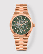 Rose Gold With Green