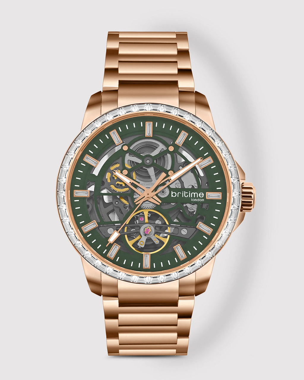 Rosegold With Green