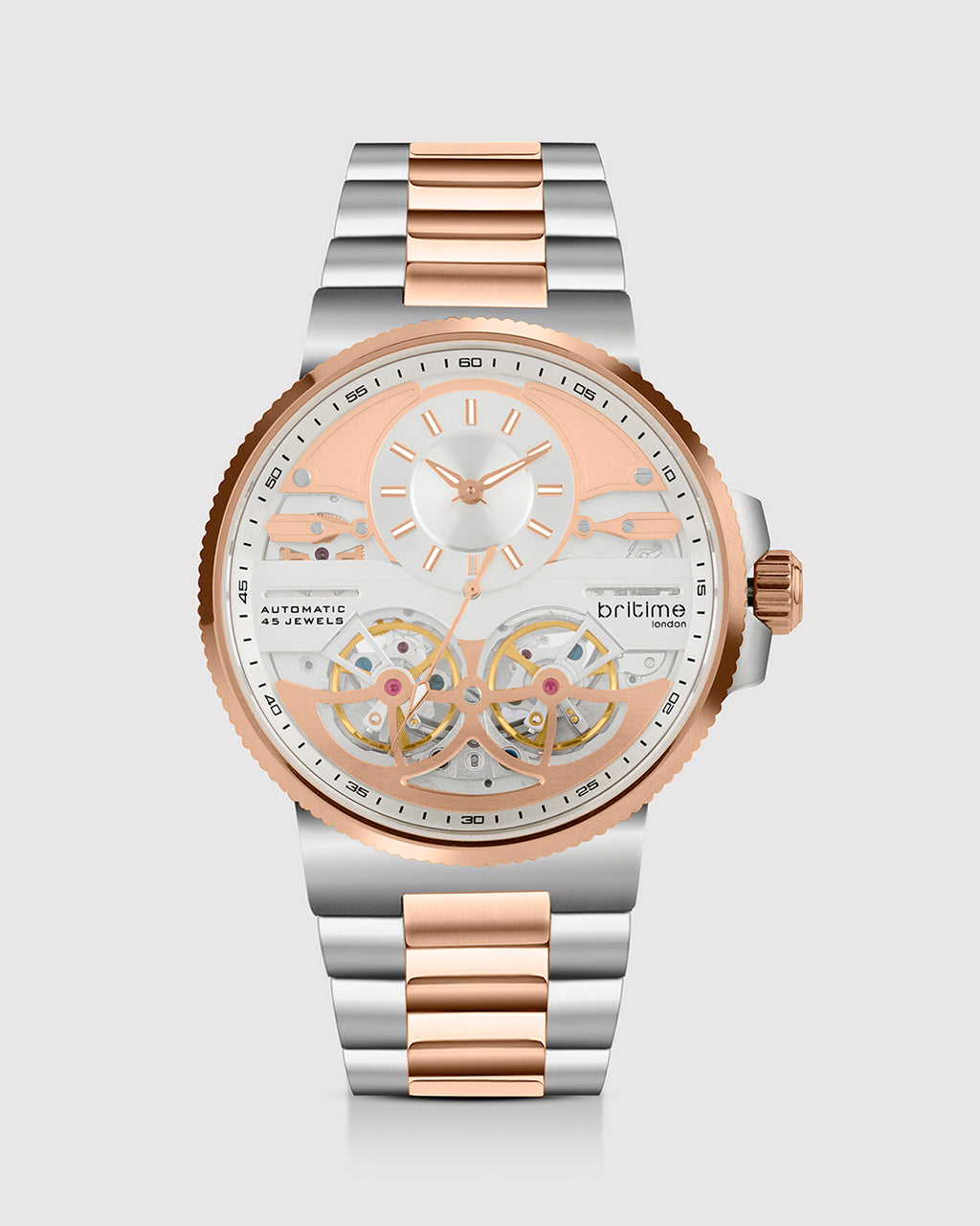 Silver With Rosegold