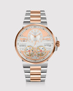 Silver With Rosegold