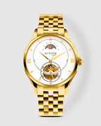 Gold With White