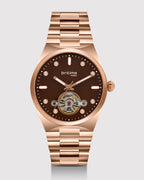 Rose Gold With Brown