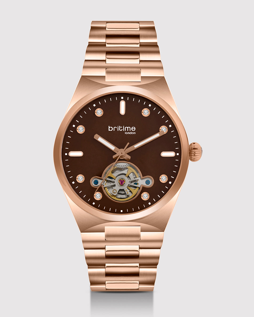 Rose Gold With Brown