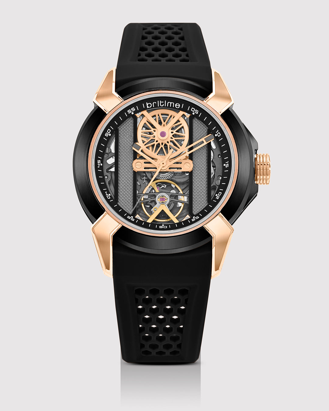 Black With Rose Gold