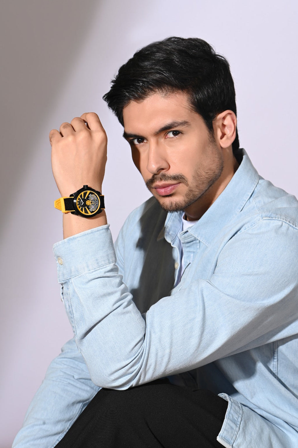 Black With Yellow