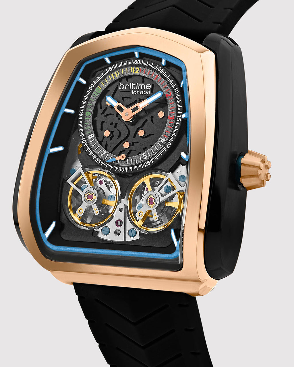 Black With Rose gold