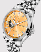 Silver With Orange