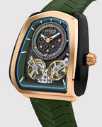 Green With Rose gold