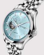 Silver With Sky Blue