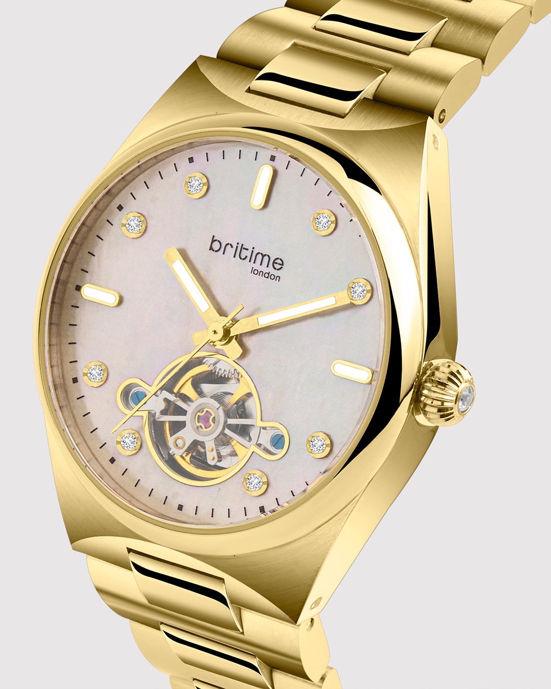 Gold With White