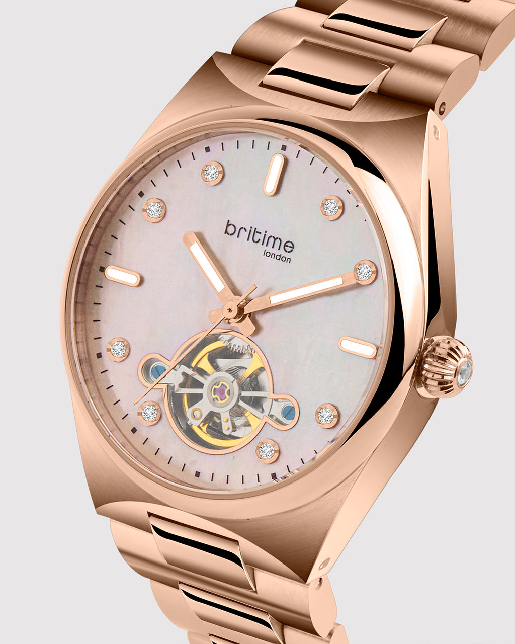 Rose Gold With White