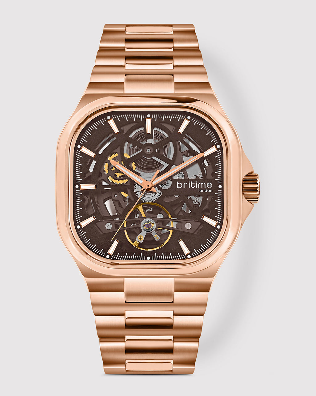Rosegold With Brown