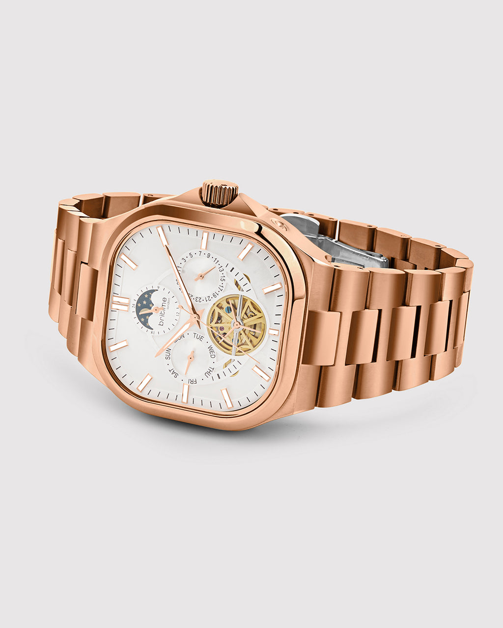 Rosegold With White