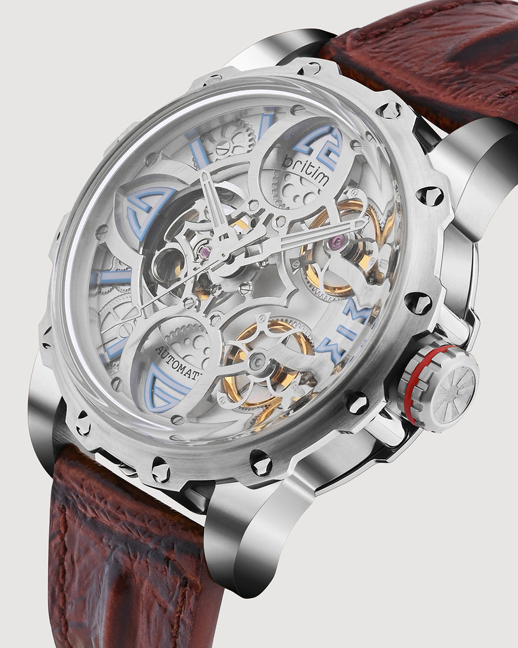 Brown With Silver