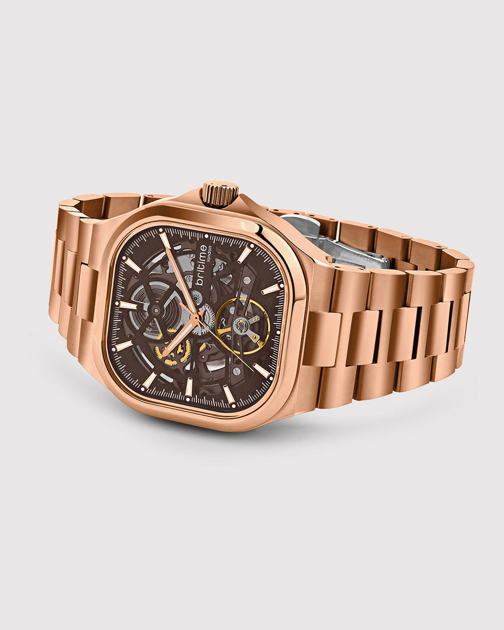Rosegold With Brown