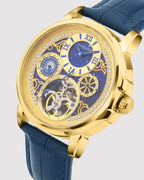 Blue With Gold