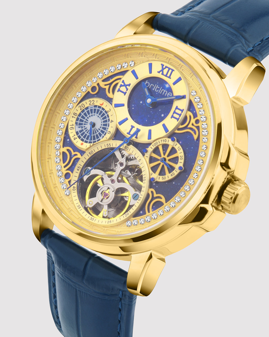 Blue With Gold