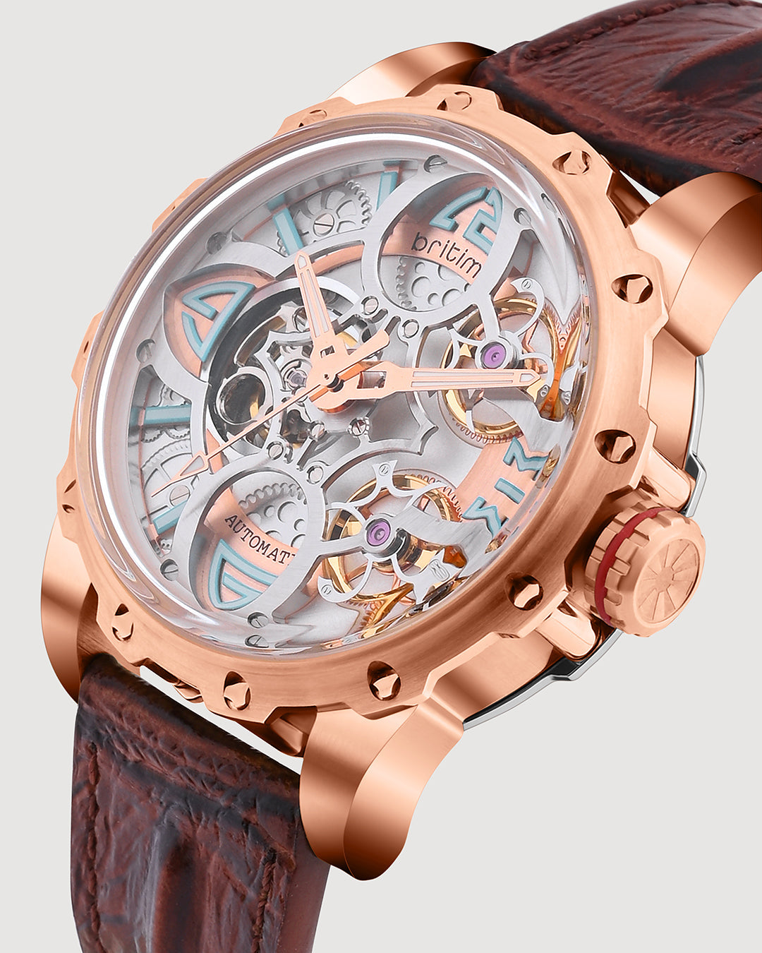 Brown With Rosegold