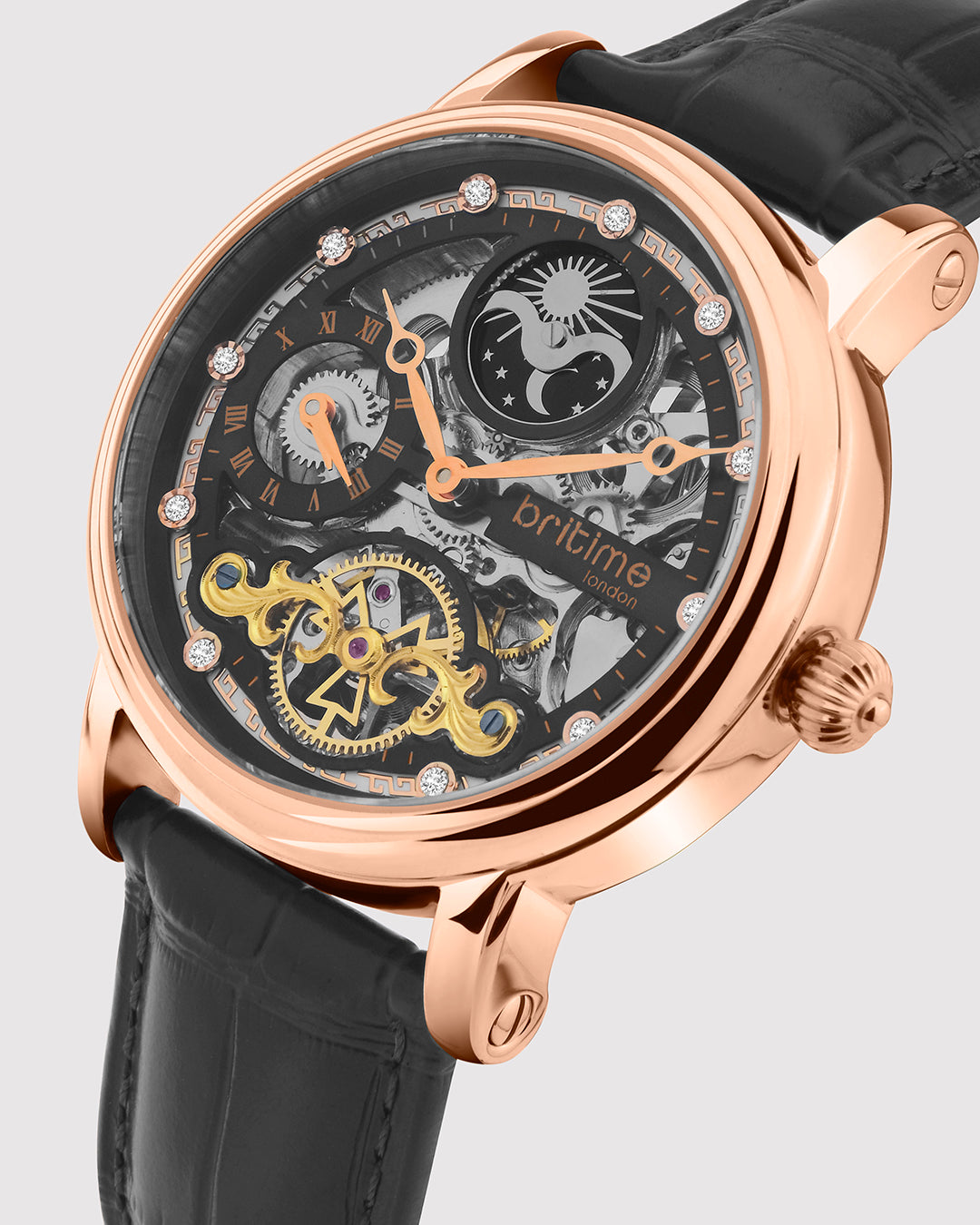Black With Rose Gold