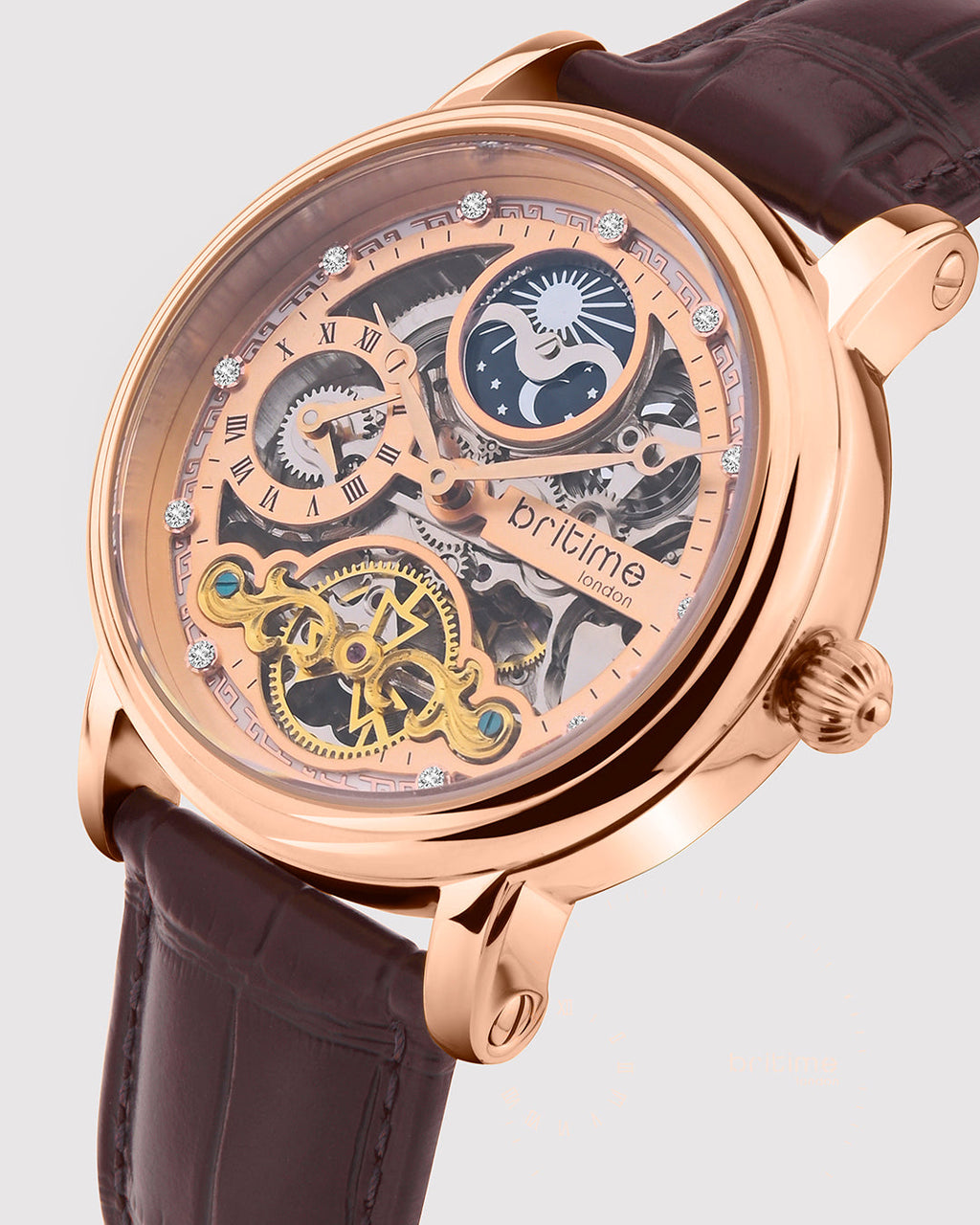 Brown With Rosegold