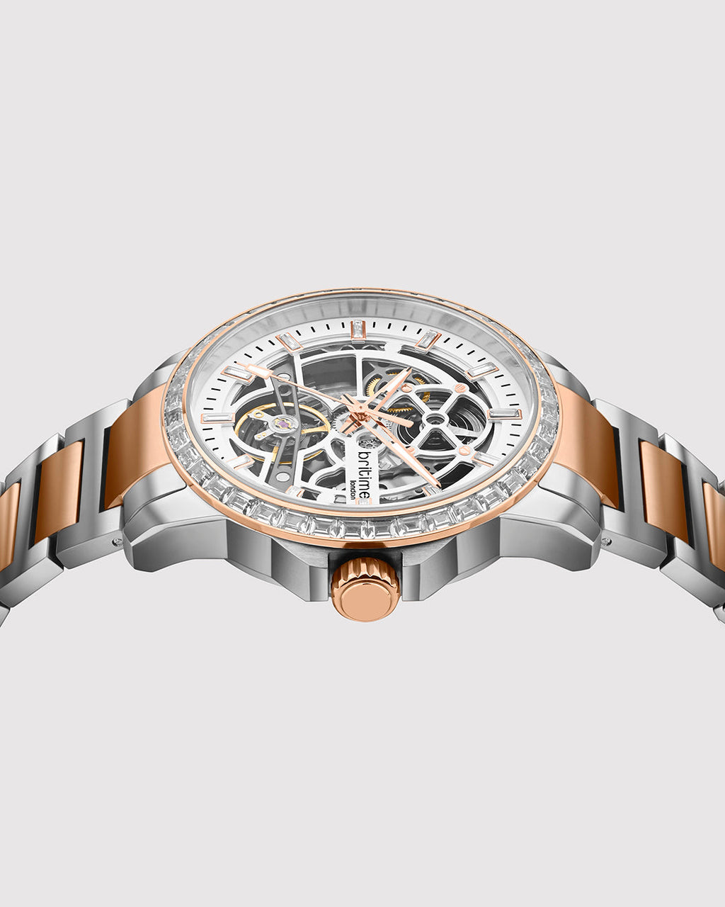 Rosegold With White