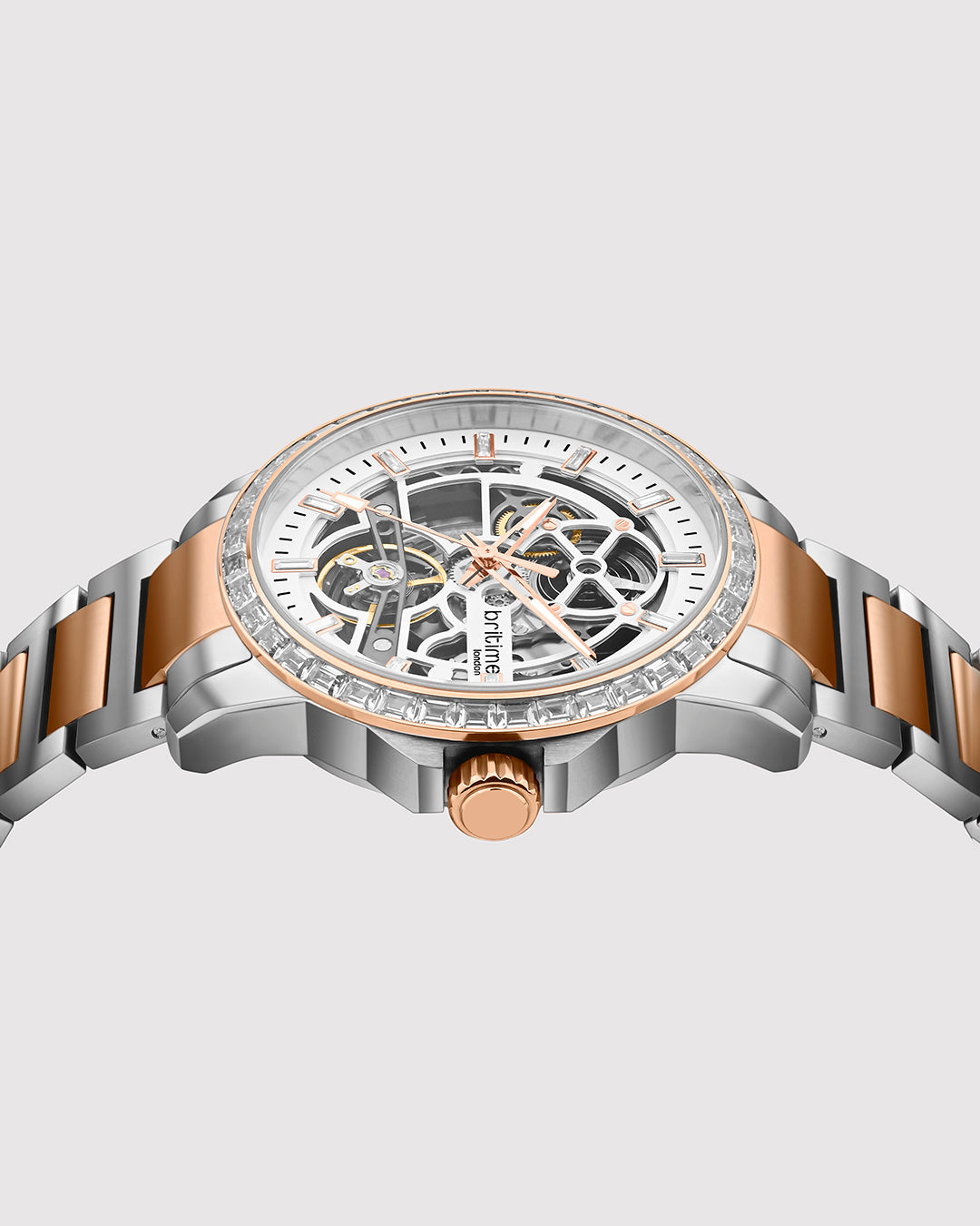Rosegold With White