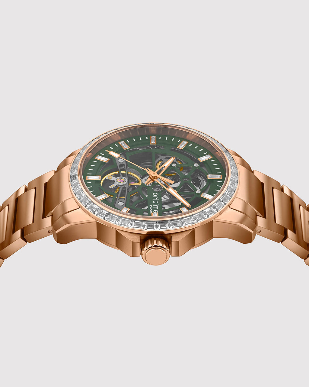 Rosegold With Green