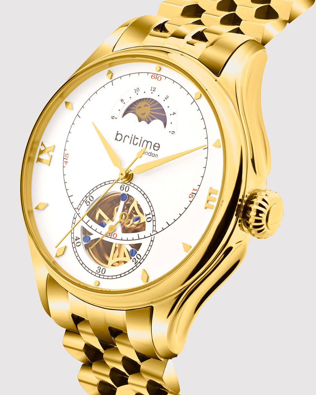 Gold With White
