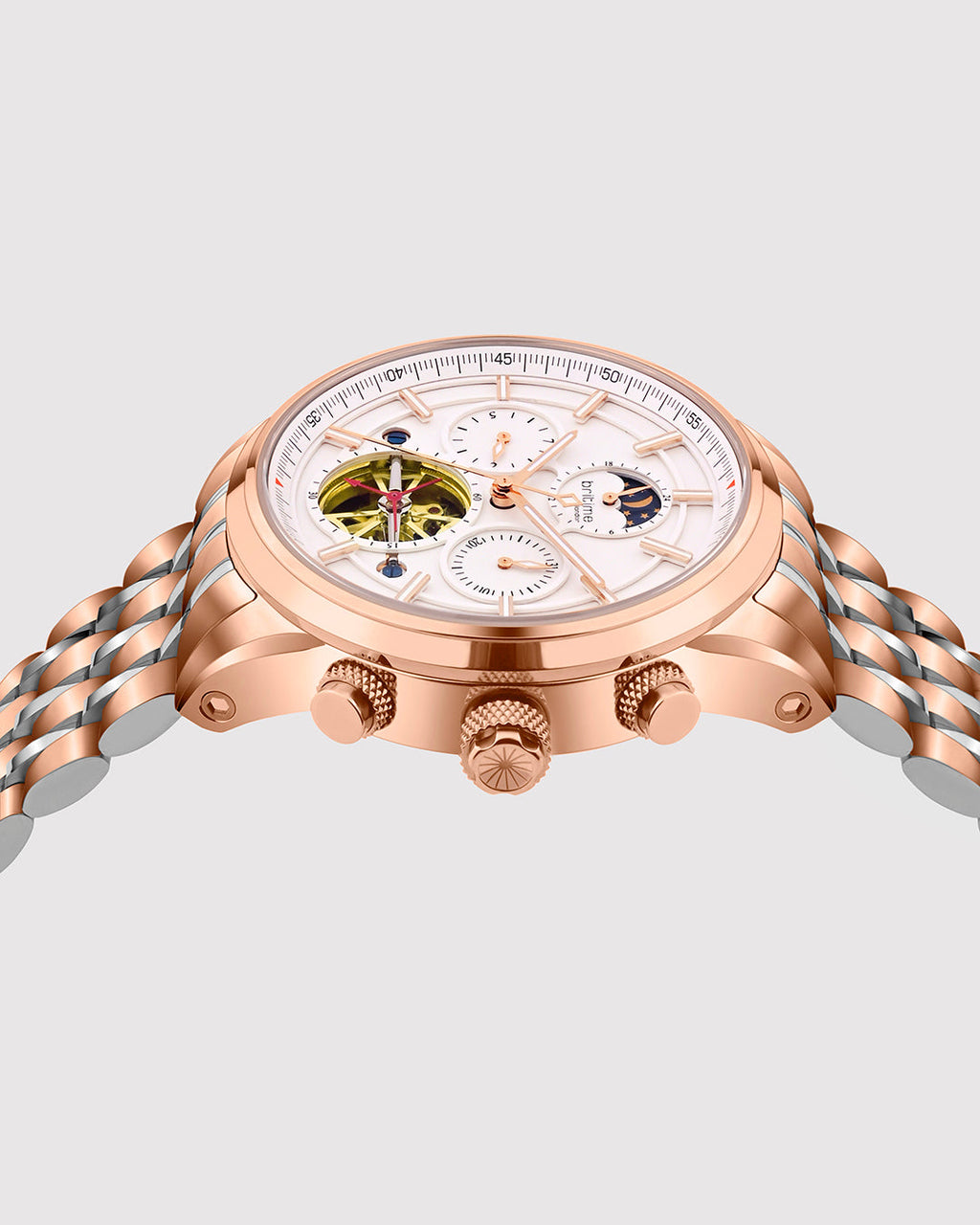 Rosegold With White