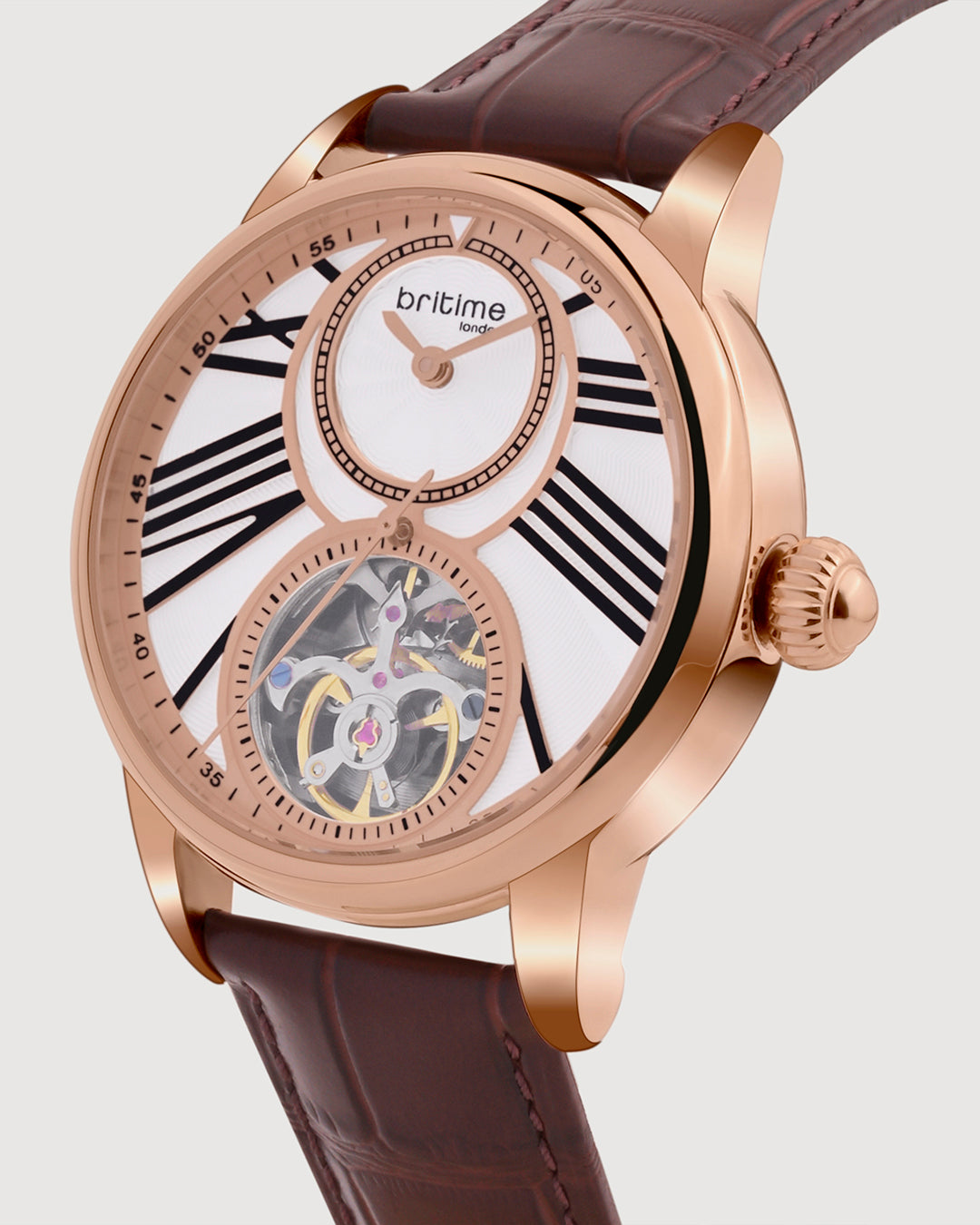 Brown With Rose Gold