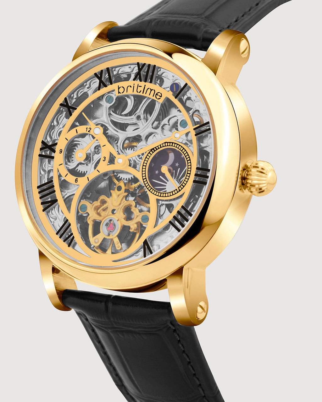 Black With Gold