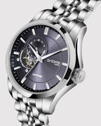 Silver With Blue