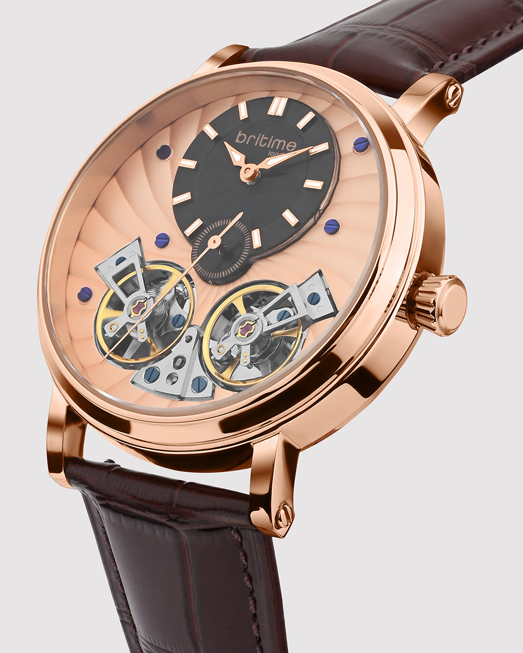 Brown With Rose Gold