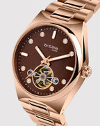 Rose Gold With Brown