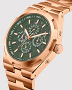Rose Gold With Green