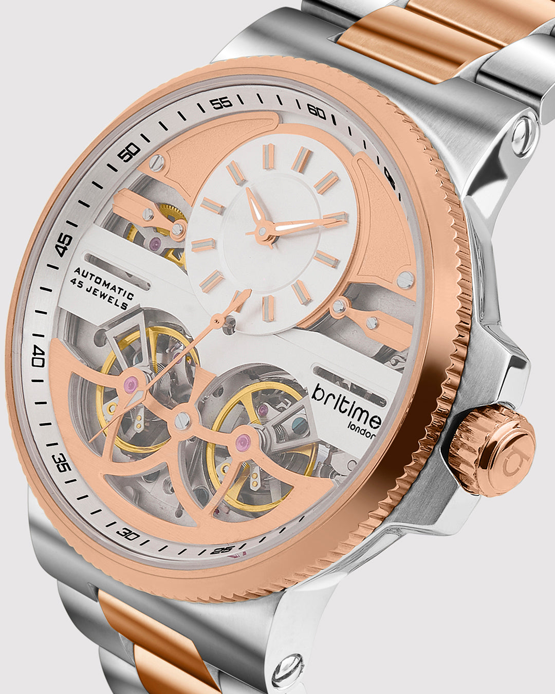 Silver With Rosegold