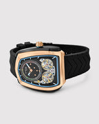 Black With Rose gold