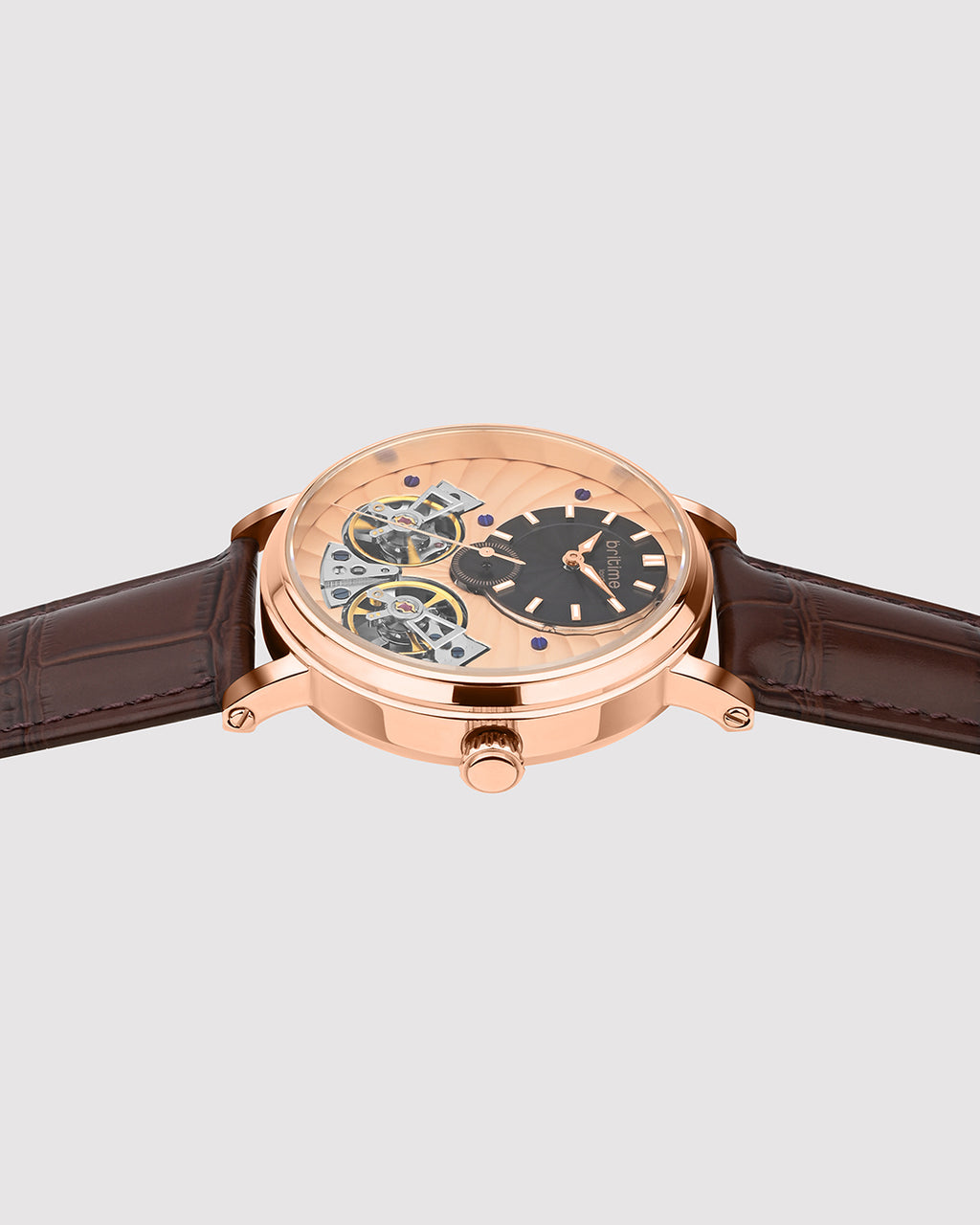 Brown With Rose Gold
