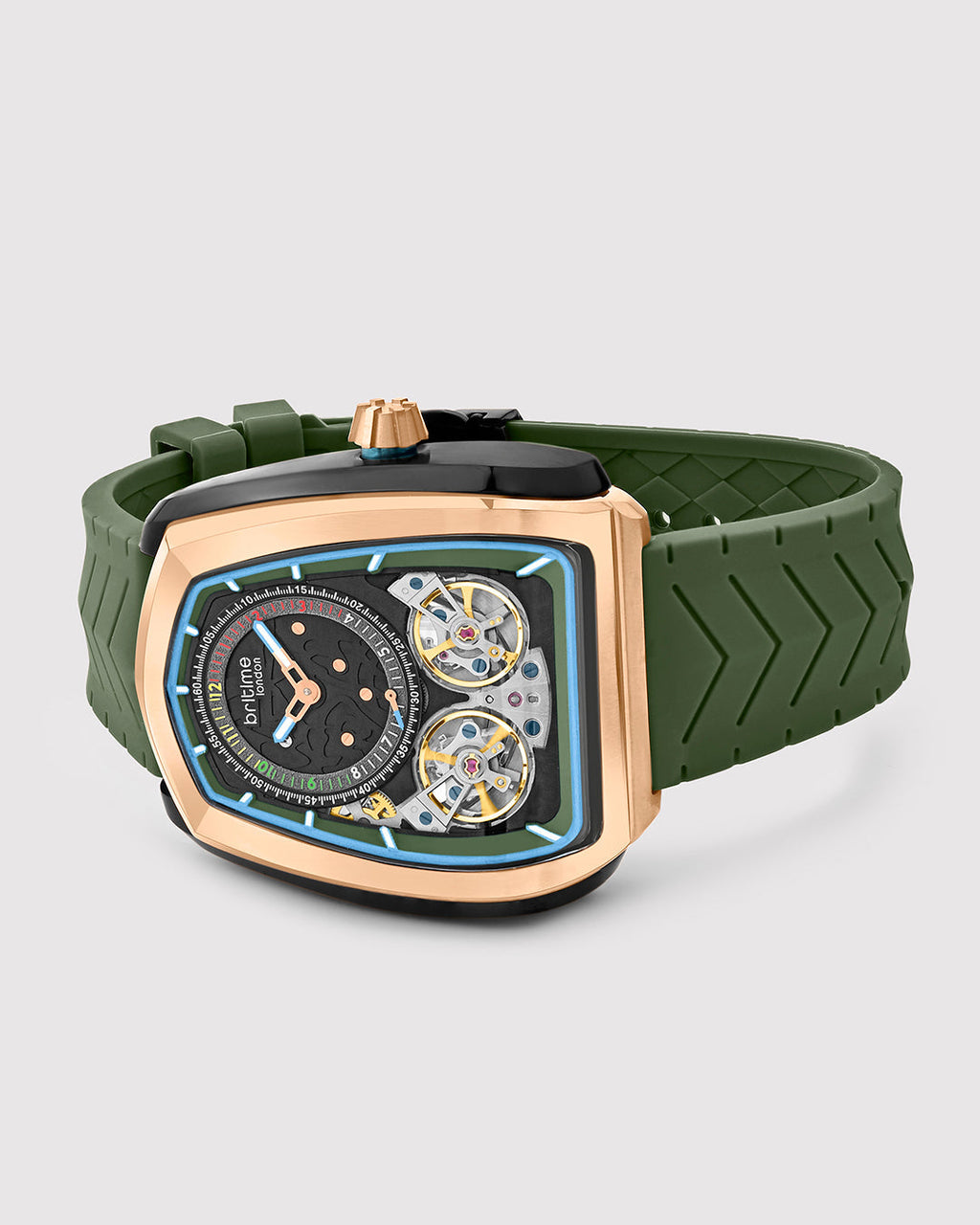 Green With Rose gold