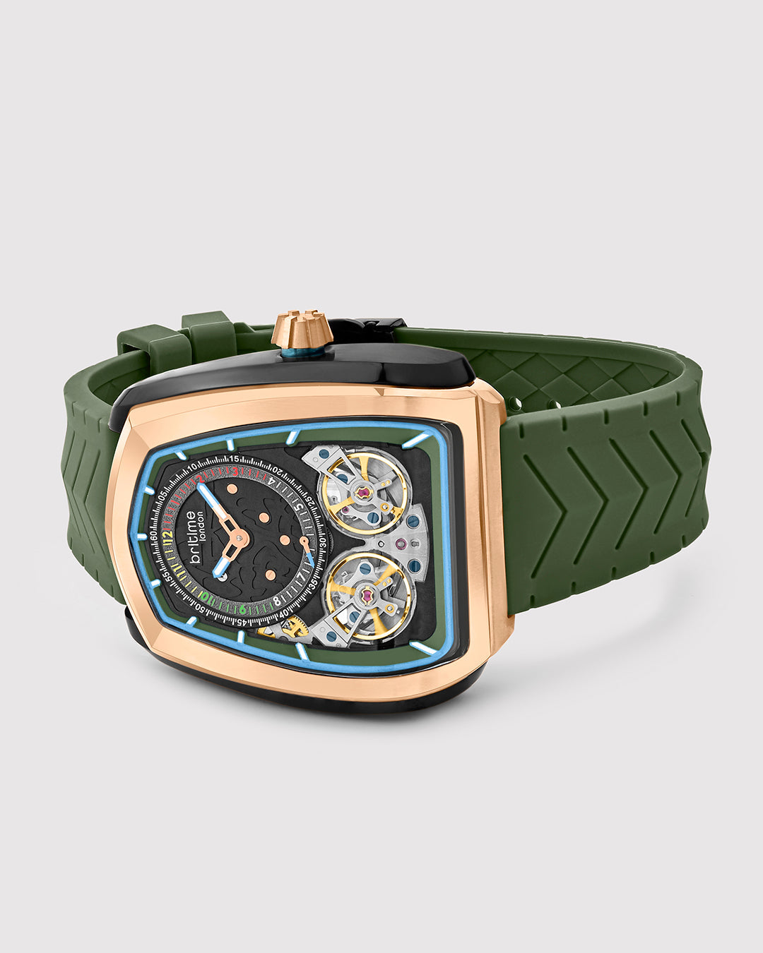 Green With Rose gold