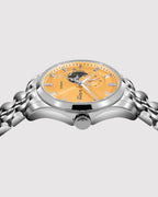 Silver With Orange