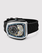 Black With Silver